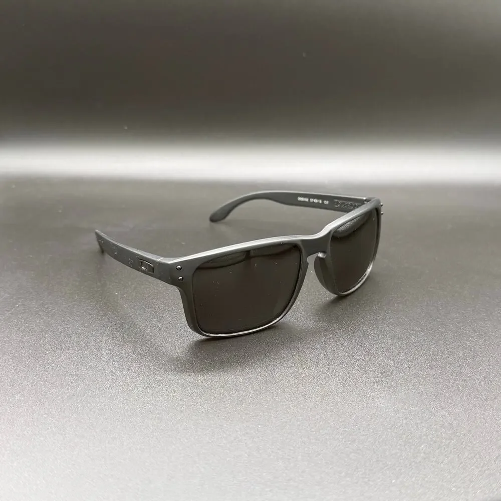 Oakley Holbrook OO9102 Matte Black Prizm Black Polarized Sunglasses 57mm USA